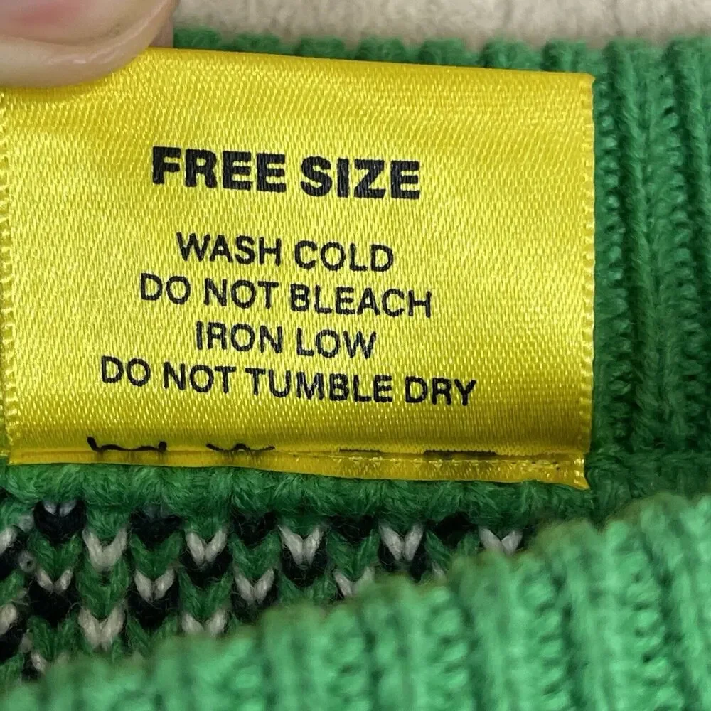 Neoity Sweater Mens One Size Green Bros‎ Bros Bros Knit Crewneck Pullover Adult